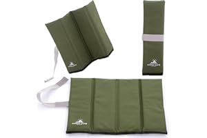 OUTDOOR WORLD BE ACTIVE Outdoor World Folding Sit Mat - Thermally Insulated, Waterproof, Moistureproof, Portable Seat Pad - Lightweight Sitting Cushion for Outdoor Camping Park Picnic Hiking Fishing Beach Playground