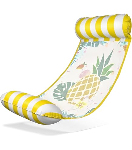 Aufblasbare Wassermelone Pool Hängematte - 4-in-1 Schwimmfloß Für Erwachsene