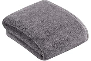 Vossen Vegan Life Badetuch 100 x 150 cm dunkelgrau