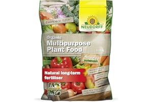 Neudorff Organic Mulipurpose Plant Food, for Tasty Fruit and Vegetables, Rich Harvest of all Garden Plants with Natural Long-Term Effect, 1.25 kg