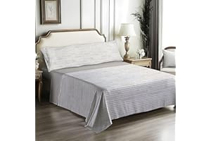 IN NICE Juego de Sabanas 3 Piezas 150x200 - Poliéster Microfibra - Sábana Bajera, Sábana Plana y 1 Funda de Almohada(Cama 150, VEIGA Beige)