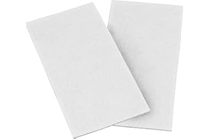 ‎HAGGIY haggiy Bastelfilz Filzzuschnitt – 3 mm stark, DIN A4 (210 x 297 mm), Weiß – 2er Set Filzplatten ohne Klebeschicht für Bastelprojekte