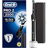 Oral-B Pro 2 2500 CrossAction Electric Toothbrush Rechargeable Powered by Braun, 1 Handle, 2 Modes Including Gum Care, 1 Toot