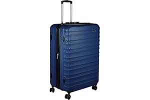 Amazon Basics Hartschalen - Koffer - 78 cm, Marineblau