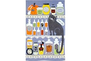 Ulster Weavers 29.1"x18.9" Hubble Bubble Cotton Tea Towel, Multicolor