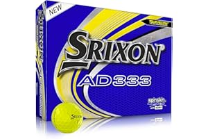 Srixon AD333 Lot de 9 douzaines de balles de golf Haute performance Distance et contrôle Faible compression Résistantes et durables