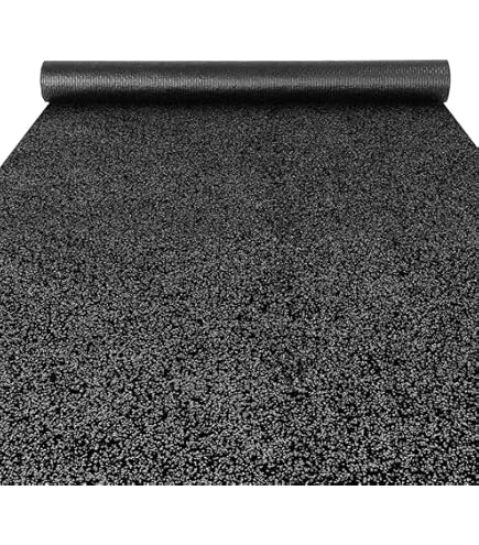 ANRO Poet Deurmat, vuilvangmat, tapijtloper, schoonloopmat voor binnen en buiten, hal, entree, bruin, 100 x 350 cm