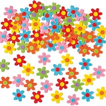 Baker Ross FC104 Adesivi Glitterati di Stella di Natale - Confezione da 100, Adesivi per Bambini, Ottimo per Fare Carte e Scrapbooking