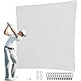 VEVOR Golf Net, 10x10ft Golf Practice Net, Indoor Hitting Net for Golf, Baseball, Hockey, Soccer, Heavy Duty Nylon DIY Ball Net, Sports Netting Barrier for Backyard Driving Training Swing (Net Only)