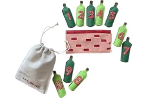 ZAC HOME 10 Green Bottle Nursery Rhyme Finger Puppet