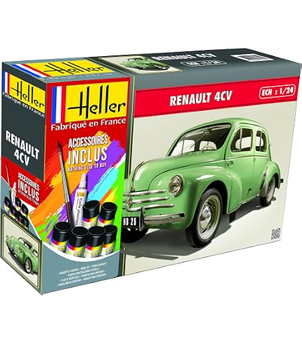 Maquette HELLER Peugeot 203 à L'échelle 1/43 - Référence HELL80160, Neuve, Jamais Montée