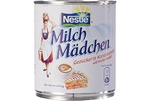 BÄRENMARKE Nestle Milchmädchen gezuckert Kondensmilch, 12er Pack (12 x 400 g Dose)