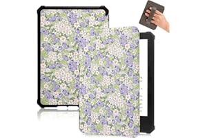 Fancity Etui kompatybilne z 6" Kindle Paperwhite 5/6/7. generacji, miękkie etui TPU z paskiem na rękę, inteligentny tryb uśpienia/wybudzenia do Paperwhite 1/2/3 (2012, 2013, 2015, 2016), Blueberry