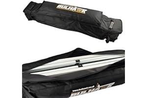 BULHAWK® 3x3m HEAVY DUTY POLYESTER POP UP GAZEBO WHEELED HOLDALL STORAGE CARRY BAG