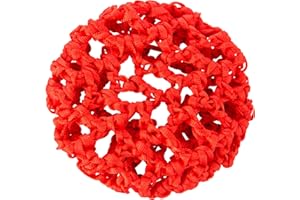 ‎TANZMUSTER tanzmuster Ballett Duttnetz - Clara - mit Gummiband - rot - für den perfekten Halt des Ballett Dutts - Knotennetz für Kinder