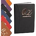A to Z Telephone Address Book A-Z Index Hard Back Cover with Pen Address Book Home Office Work (Black)