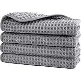Polyte Waffle Microfiber Face Towel 430 gsm, 13x13 in