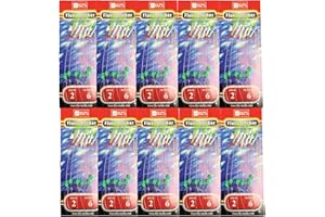 BZS Plumes de maquereau Fluro Flasher, disponible en 5 et 10 paquets