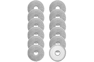 Nuangoo 12 paños compatibles para Dreame X50/X40/L40s Pro/L50 Pro/L10s/L10s Ultra, para Xiaomi X20 Pro/Max, almohadillas giratorias de microfibra de alta densidad para fregonas