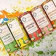 Jaipur Ace Holi with a Natural Touch - Enjoy Eco-Friendly and Fragrant Holi Colors Herbal Gulal Organic Holi Colours for Family Non Toxic Holi Color Organic Skin Safe Gifts Pack 500gms (Pack of 5)