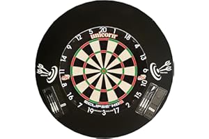 roleo Jeu de fléchettes en acier professionnel Unicorn Eclipse HD2 TV + 2 jeux de flèches + anneau de catching