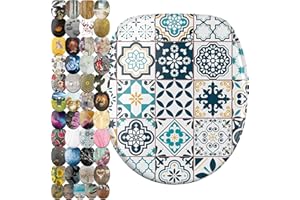 Sanilo Abattant WC frein de chute, Grande sélection de lunettes de toilette avec abaissement automatique, Fixation facile (Palazzo)