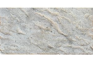 DECCART - Panneaux muraux 100x50 cm - Panneau mural decoratif 3d - Decoration deco murale Salon - Revetement decorative mural - Wall panel - Faux mur - Boulder 73 Golden - 1 pièce (0,5 m²)