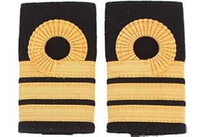 handembroideryuk Royal Navy Cdr Commander Rank Insignia Shoulder Strap Epaulette