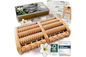 ‎HELDSON HELDSON® Fußmassageroller Holz - FSC®100% - Fußmassagegerät - Massage Roller für Fußmassage - Foot Massager - Fussmassageroller - Fussmassagegerät - Massagegerät für Füße - Fersensporn