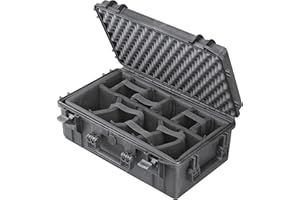 Max Cases - Valigia Fotografica con Divisorie Mobili Imbottite per Trasportare e Proteggere Apparecchiature e Materiali Sensibili, MAX520CAM, Dimensioni Interne 520 x 290 x 200 mm