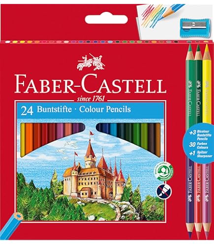 Matite colorate Faber-Castell Colour Grip Unicorno - 24 pz | Il mondo