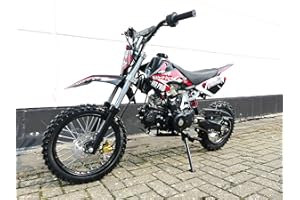 RV-Parts 125ccm Dirtbike Pitbike KXD 607 4Takt Automatik 14/12 Enduro Cross Motorrad Rot