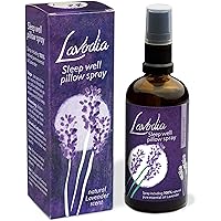 Lavendel Kissenspray von Lavodia – 50ml Lavendelspray für Kopfkissen zum Einschlafen – Spray mit echtem, naturreinem…
