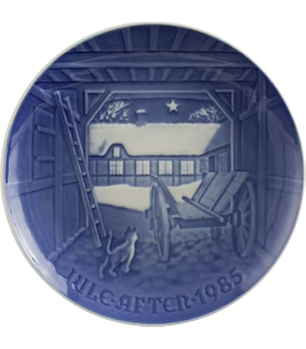 Piatto Natale Bing &amp; Grondahl 1977 Copenhagen - Porcellana Originale