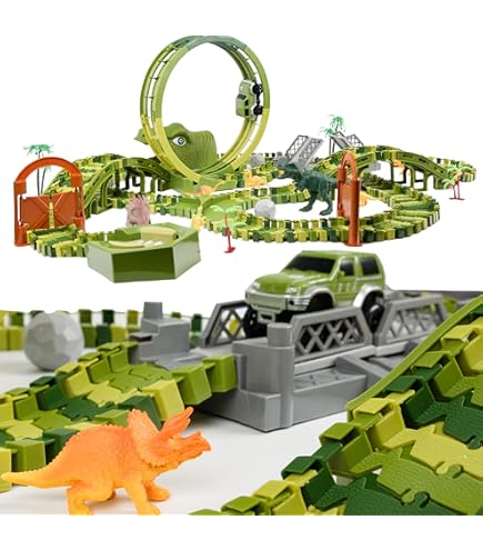 CELMAN Dinosaurus Racebaan Flexibele Racebaanset Voor Kinderen Creatief Dino Speelgoed Met Veel Onderdelen En Terreinwagen Educatief Constructiespeelgoed 3 4 5 6 7 8 Jaar 2707082703 CELMAN Dinosaurus Racebaan Flexibele Racebaanset Voor Kinderen Creatief Dino Speelgoed Met Veel Onderdelen En Terreinwagen Educatief Constructiespeelgoed 3 4 5 6 7 8 Jaar 2707082703