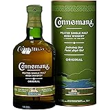 Connemara getorfter Single Malt Irish Whisky, mit Geschenkverpackung, mit rauchigen Aromen, 40% Vol, 1 x 0,7l
