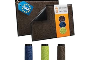 TIMELEOS Wycieraczka zatrzymuj?ca brud z wyj?tkowo silnym brudem i wch?anianiem wilgoci, wodoodporna, nadaje si? do prania, odporna na zabrudzenia, wycieraczka (taupe, 60 x 90 cm)