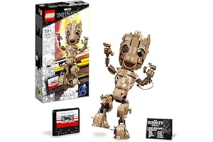 LEGO 76217 Marvel Je s'Appelle Groot, Jouet à Construire et Figurine du Bébé dans Le Film, Les Gardiens de la Galaxie 2, pour Enfants, Garçons, Filles et Fans d'Avengers, Ensemble Marvel