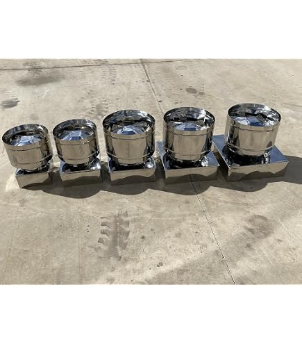 Comignolo A Botte Fumaiolo In Acciaio Inox AISI 304 – Diametro 15 Cm – Modello 32130 – Nuovo - Foto 4