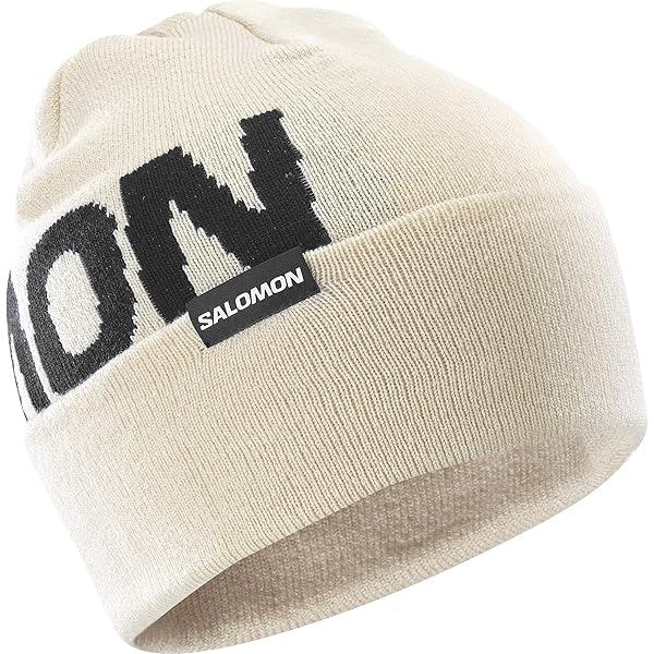 Salomon Hermitage Beanie-White Pepper : Amazon.co.uk: Fashion
