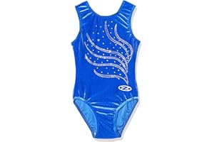 The Zone Tiara Crystal Motif Sleeveless Gymnastics Leotard