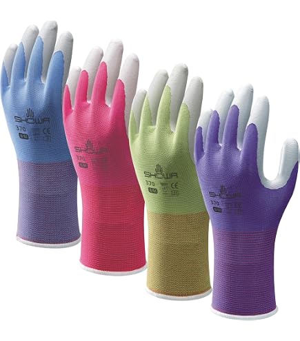 Gants De Travail SHOWA 310 - Latex Grip Jaune/vert | Taille 9 | Polyvalent Et Résistant