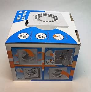 Lüfter Ventilator RUG Timer Bad Küche 100mm 95m³/h 20W: Amazon.de