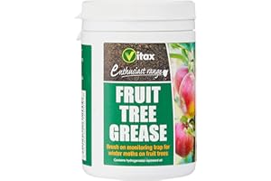 VITAX LTD Vitax Fruit Tree Grease, Easy To Use, Effective Monitoring Trap, Stops Winter Moths Climbing The Trunk - 200G