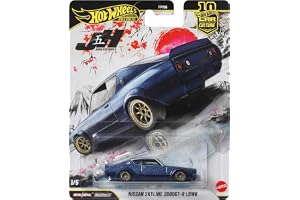 Hot Wheels Car Culture Premium Nissan Skyline 2000GT-R LBWK | Japan Historics 5 samlarbil i skala 1:64, med Real Riders-däck