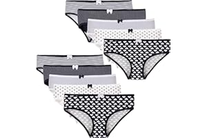 LOREZA ® 10 Culottes pour Filles Enfants en Coton 2-15 Età