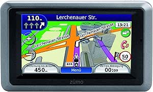 Garmin zumo 660 Europa wasserdichtes Motorrad-Navigationssystem mit Fahrspurassistent, 3D-Kreuzungsansicht und Bluetooth