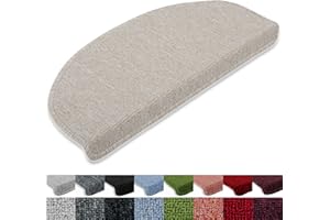 casa pura Stufenmatten London 15er SparSet 11 Farben sauber eingekettelt, Starke Befestigung, stabile Winkelschiene (Beige)