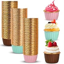 Moules à Muffin Papier Noël - Lot De 200 (4 Styles) - Caissettes Cupcake Jetables
