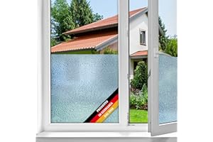d-c-fix Pellicola adesiva per vetri finestre privacy gocce autoadesivo oscurante opaca decorative impermeabile per cucina, casa, ufficio, bagno, doccia carta 45 cm x 2 m